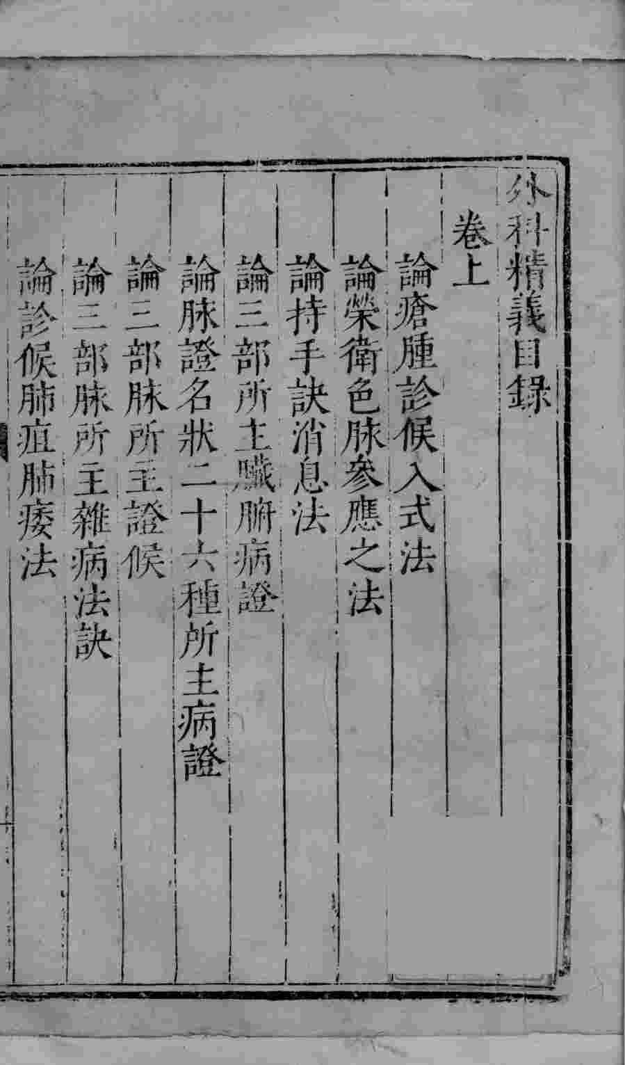 外科精义  上
